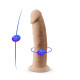 SilexD 7.5 inch Realistic Silicone Dual Density Dildo with Suction Cup