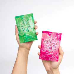 Explosive Kiss Popping Candies Mint Flavour