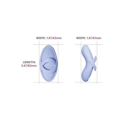 Svakom Echo 2 Finger Vibrator Blue