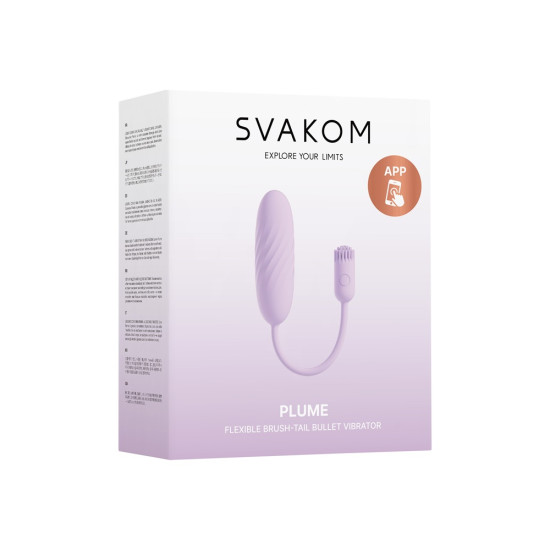 Svakom Plume Flexible Brush Tail Bullet Vibrator