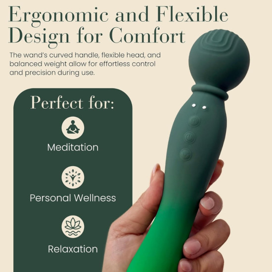 MYLO 3 in 1 Body Wand Massager Earth