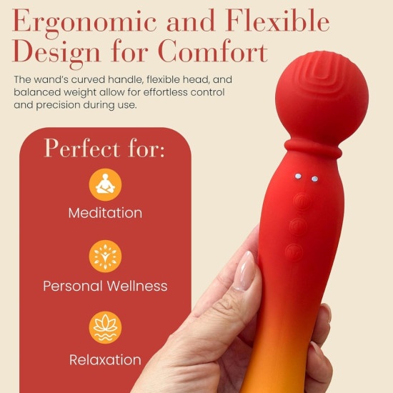 MYLO 3 in 1 Body Wand Massager Fire
