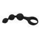 Loving Joy Triple Ripple Anal Beads Black