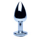 Precious Metals Silver Butt Plug Small